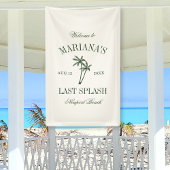 Laatste Splash Beach Palms Bachelorette Spandoek