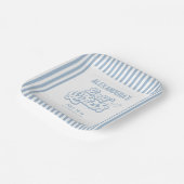 Laatste Splash Beach vrijgezellenfeest Papieren Bordje (Gebogen)