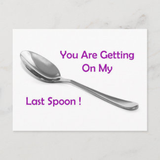 Laatste Spoon Briefkaart