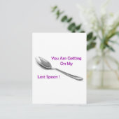 Laatste Spoon Briefkaart (Staand voorkant)