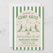 Laatste spoor voor de sluier kamp bachelorette fee kaart (Voorkant)