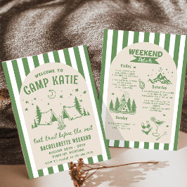 Laatste spoor voor de sluier kamp bachelorette fee kaart