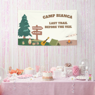 Laatste spoor voor de sluier kamp bachelorette fee spandoek