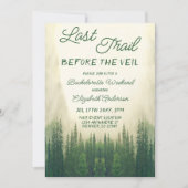 Laatste spoor voor de Veil Bachelorette Kaart (Voorkant)