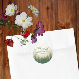 Laatste spoor voor de Veil Bachelorette Ronde Sticker