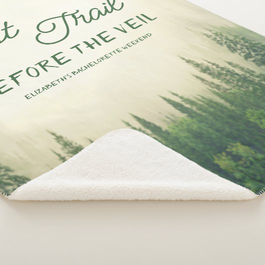 Laatste spoor voor de Veil Bachelorette Sherpa Deken (3/4)