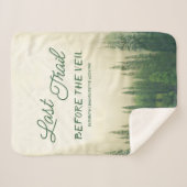 Laatste spoor voor de Veil Bachelorette Sherpa Deken (Voorkant (horizontaal))