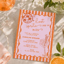 Laatste Spritz als ongetrouwde juffrouw, Bruidsfee Kaart
