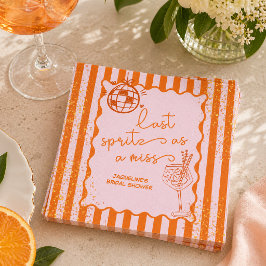 Laatste Spritz als ongetrouwde vrouw, Bruidsfeest Servet