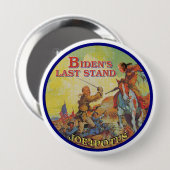 Laatste standaard van Biden Ronde Button 4,0 Cm (Voorkant /achterkant)