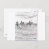 Laatste standaard van klanten briefkaart (Voorkant / Achterkant)