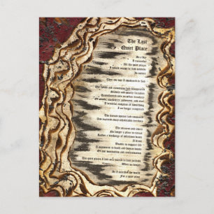 Laatste stille plaats briefkaart