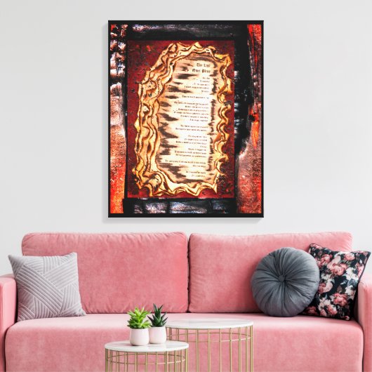 Laatste stille plaats canvas afdruk (Insitu (Woonkamer))