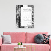 Laatste stille plaats canvas afdruk (Insitu (Woonkamer))