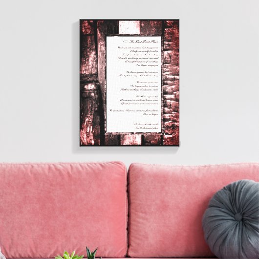 Laatste stille plaats canvas afdruk (Insitu (Woonkamer))