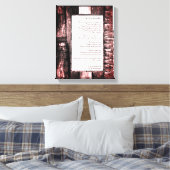 Laatste stille plaats canvas afdruk (Insitu (Slaapkamer))