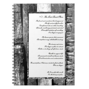 Laatste stille plaats notitieboek