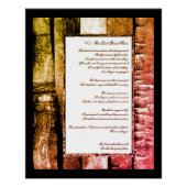 Laatste stille plaats perfect poster (Voorkant)