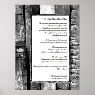 Laatste stille plaats poster