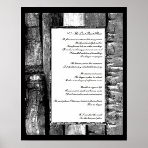 Laatste stille plaats poster
