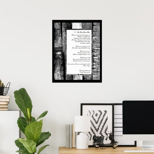 Laatste stille plaats poster (Thuiskantoor)