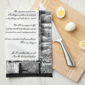 Laatste stille plaats theedoek (Quarter Fold)