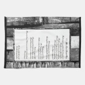 Laatste stille plaats theedoek (Horizontaal)