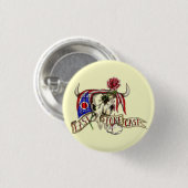 Laatste stone gegoten pop ronde button 3,2 cm (Voorkant /achterkant)