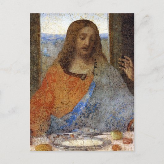 Laatste Supper - Christus Briefkaart (Voorkant)
