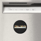 Laatste Supper da Vinci Jesus Fractal Painting Magneet (Insitu (Vaatwasser))