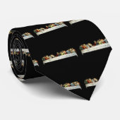 Laatste Supper da Vinci Jesus Fractal Painting Stropdas (Opgerold)