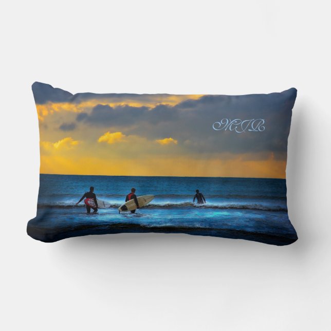 Laatste Surf van de dag Kussen (Voorkant)