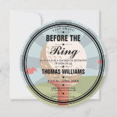 Laatste Swing Bachelor Golf Weekend Party Kaart (Voorkant)