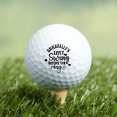 Laatste Swing Bachelorette Feest Golfballen (Insitu Shirt)