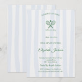 Laatste swing country club blauw gestreept Vrijgez Kaart (Voorkant / Achterkant)