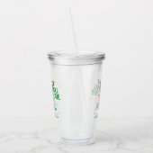 Laatste Swing Golf Bachelorette Roze Golf Acryl Drinkbeker (Links)
