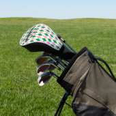 Laatste Swing Golf Bachelorette Roze Groen Golfheadcover (Insitu)