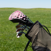 Laatste Swing Golf Roze Disco Bal Bachelorette Golfheadcover (Insitu)