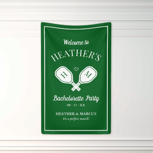 Laatste Swing Pickleball Bachelorette Spandoek