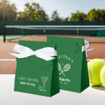 Laatste Swing Tennis Bachelorette Bedankdoosjes<br><div class="desc">Schattige tennis thema Bach Party! Onderdeel van een heel collectie!</div>