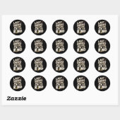 Laatste Swing Voor De Ring 1 Ronde Sticker (Vel)