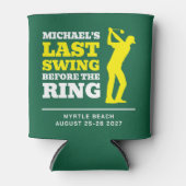 Laatste Swing Voor de Ring Bachelor Koelers Blikjeskoeler (Voorkant)