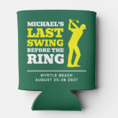 Laatste Swing Voor de Ring Bachelor Koelers Blikjeskoeler (Achterkant)