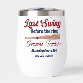 Laatste Swing voor de ring Baseball Bachelorette