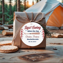 Laatste swing voor de ring Baseball  vrijgezellenf