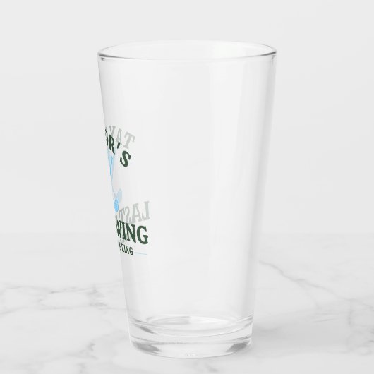 Laatste Swing Voor De Ring Golf Bachelor Glas (Links)