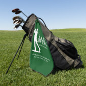 Laatste Swing voor de Ring Golf Bachelor Golfhanddoek (Groen)
