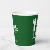 Laatste Swing voor de Ring Golf Bachelor Papieren Bekers (Rechts)