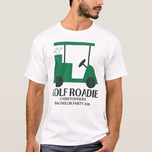 Laatste swing voor de Ring Golf Bachelor Party T-shirt (Voorkant)