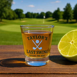 Laatste swing voor de Ring Golf Bachelor Shot Glas